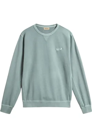 Woolrich Herren, Sweatshirts & Hoodies, Blau, LGröße:
