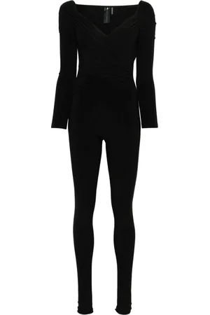 Norma Kamali Damen, Jumpsuits & Playsuits, Schwarzk, MGröße: