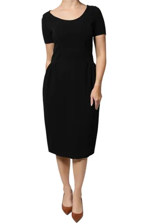 Emporio Armani Damen, Kleider, Schwarzk, SGröße: