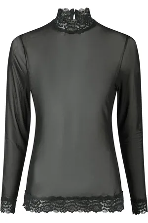 Neo Noir Damen, Oberteile, Schwarzk, SGröße: