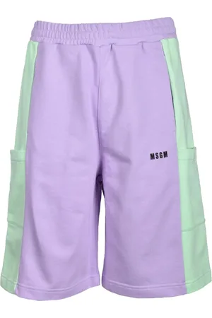 Msgm Herren, Shorts, Lila, SGröße: