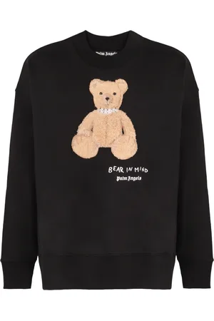 Palm Angels Herren, Sweatshirts & Hoodies, Schwarzk, LGröße: