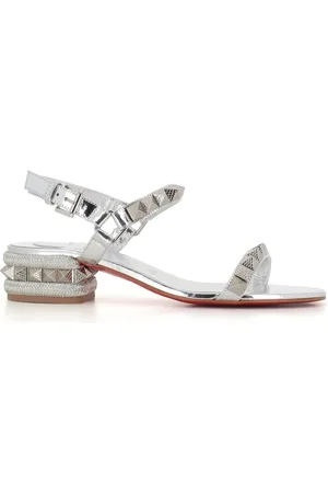 Christian Louboutin Damen, Schuhe, Grau, 39 EUGröße: