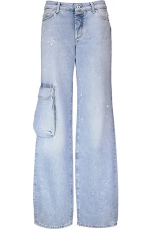 OFF-WHITE Damen, Jeans, Blau, W26Größe: