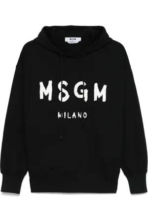 Msgm Damen, Sweatshirts & Hoodies, Schwarzk, SGröße: