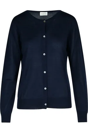 P.A.R.O.S.H. Damen, Strickwaren, Blau, LGröße: