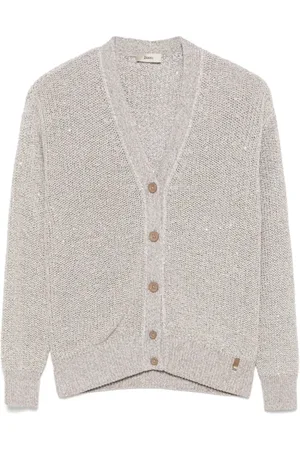 HERNO Damen, Strickwaren, Grau, MGröße: