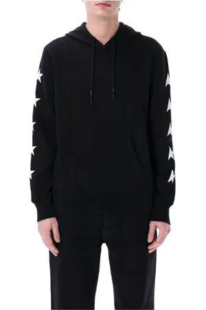 Golden Goose Herren, Sweatshirts & Hoodies, Schwarzk, LGröße: