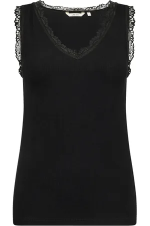Cream Damen, Oberteile, Schwarzk, MGröße: