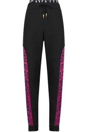 Roberto Cavalli Damen, Hosen, Schwarzk, LGröße: