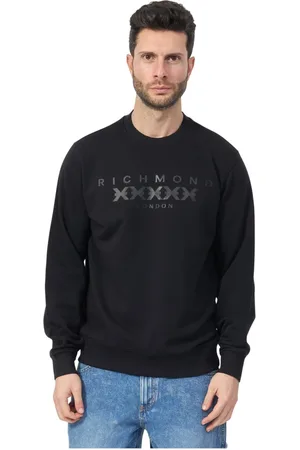 John Richmond Herren, Sweatshirts & Hoodies, Schwarzk, 2XLGröße: