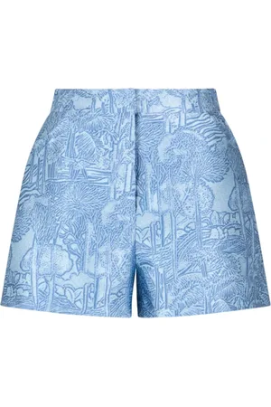 Emporio Armani Damen, Shorts, Blau, MGröße: