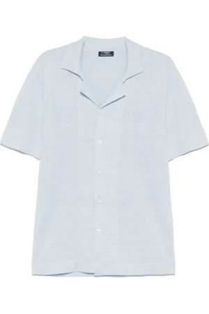 BARBA Herren, Strickwaren, Blau, XLGröße: