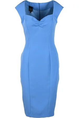 ACCESS FASHION Damen, Kleider, Blau, LGröße: