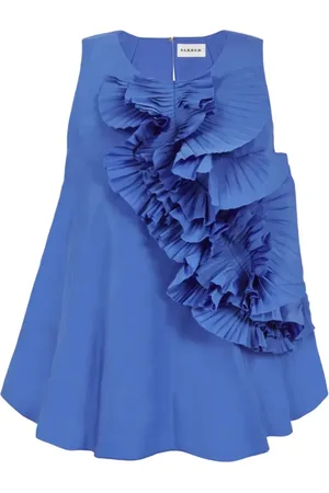 P.A.R.O.S.H. Damen, Oberteile, Blau, MGröße: