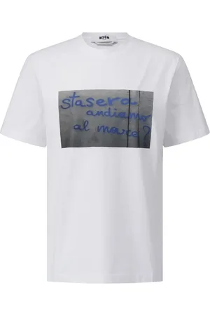 Msgm Herren, Oberteile, Weiß, SGröße: