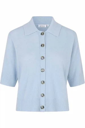 Masai Damen, Strickwaren, Blau, LGröße: