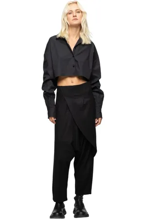 AMERICO VESPUCCI Damen, Hosen, Schwarzk, XSGröße: