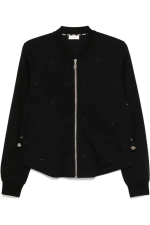 Liu Jo Damen, Sweatshirts & Hoodies, Schwarzk, LGröße: