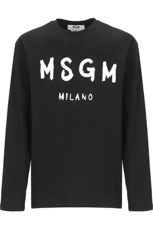 Msgm Herren, Oberteile, Schwarzk, LGröße: