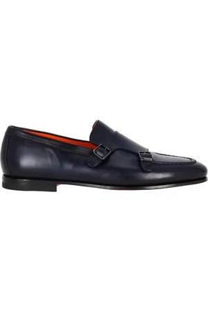 santoni Herren, Schuhe, Blau, 41 1/2 EUGröße: