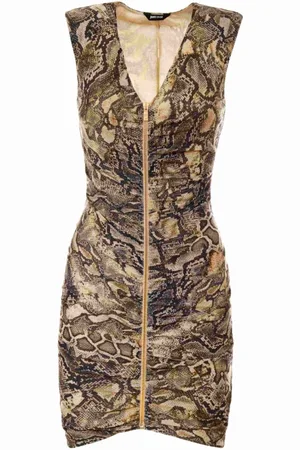 Roberto Cavalli Damen, Kleider, Braun, XLGröße: