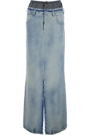 Maison Margiela Damen, Röcke, Blau, SGröße: