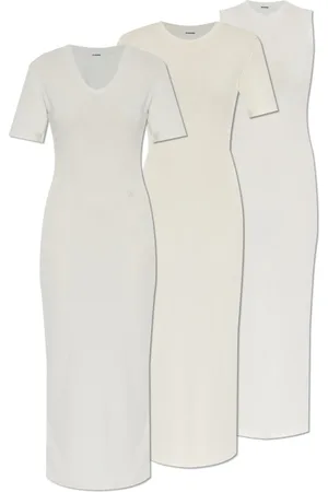 Jil Sander Damen, Kleider, Weiß, MGröße: