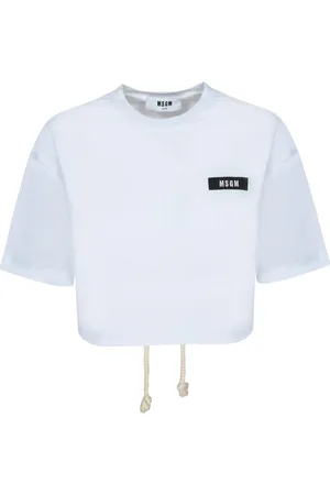 Msgm Damen, Oberteile, Weiß, XSGröße: