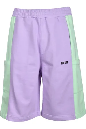 Msgm Herren, Shorts, Lila, SGröße: