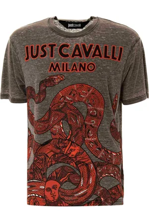 Roberto Cavalli Herren, Oberteile, Grau, MGröße: