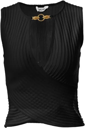 Roberto Cavalli Damen, Oberteile, Schwarzk, SGröße:
