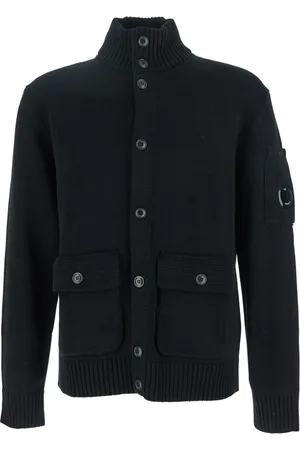 C.P. Company Herren, Strickwaren, Schwarzk, MGröße: