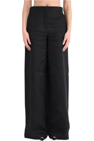 Max Mara Damen, Hosen, Schwarzk, MGröße: