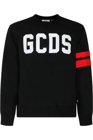 GCDS Herren, Sweatshirts & Hoodies, Schwarzk, LGröße: