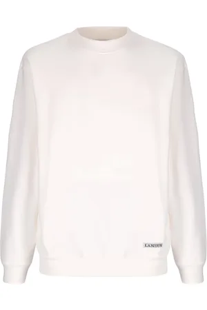 LANEUS Herren, Sweatshirts & Hoodies, Weiß, SGröße: