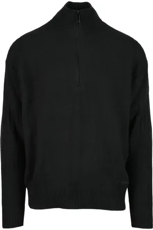 Calvin Klein Herren, Strickwaren, Schwarzk, MGröße: