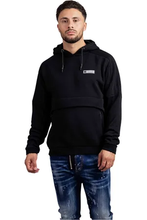 Emporio Armani Herren, Sweatshirts & Hoodies, Schwarzk, LGröße: