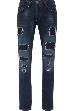 Philipp Plein Herren, Jeans, Blau, W33Größe:
