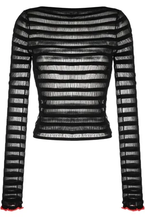 Proenza Schouler Damen, Oberteile, Schwarzk, SGröße: