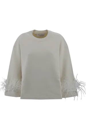 Serafini Damen, Sweatshirts & Hoodies, Weiß, XSGröße: