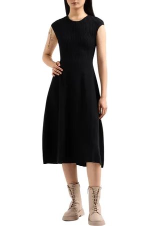 Armani Exchange Damen, Kleider, Schwarzk, SGröße: