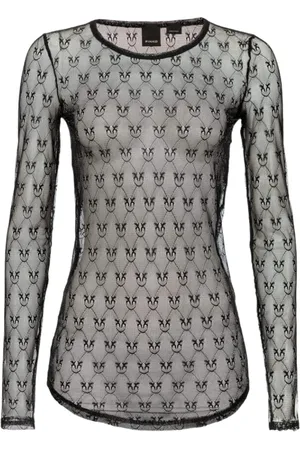 Pinko Damen, Oberteile, Schwarzk, SGröße: