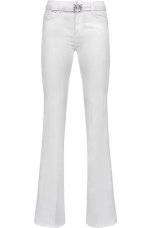 Pinko Damen, Jeans, Weiß, W26Größe: