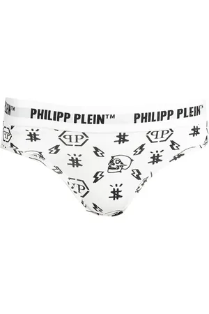 Philipp Plein Damen, Unterwäsche, Weiß, MGröße: