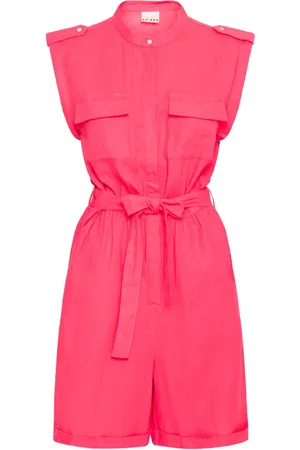 Ichi Damen, Jumpsuits & Playsuits, Rot, MGröße: