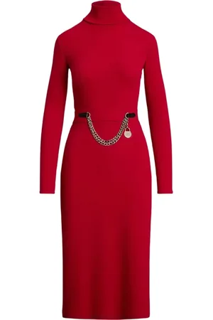 Ralph Lauren Damen, Kleider, Rot, 2XSGröße: