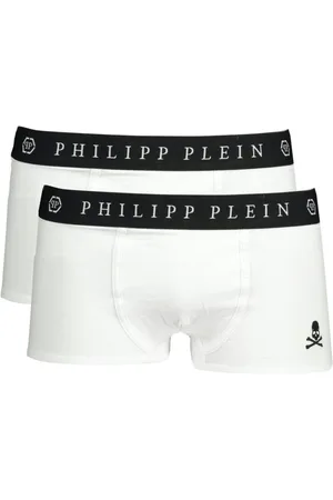 Philipp Plein Herren, Unterwäsche, Weiß, MGröße: