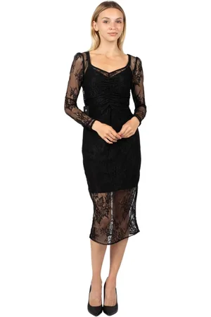 Pinko Damen, Kleider, Schwarzk, MGröße: