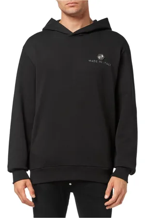 Philipp Plein Herren, Sweatshirts & Hoodies, Schwarzk, LGröße: